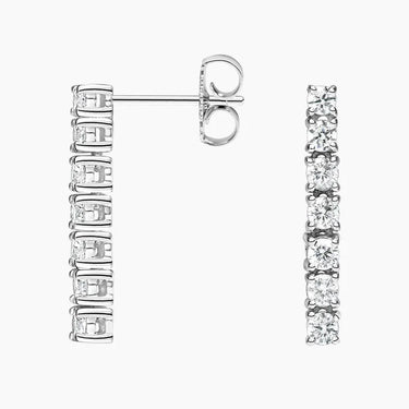 Hesper Tennis Diamond Drop Earrings