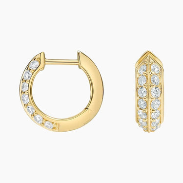 Jovita Diamond Hoop Earrings