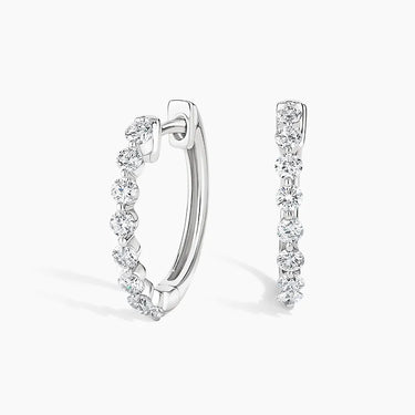 Novalie Diamond Hoop Earrings