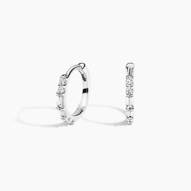 Damaris Diamond Hoop Earrings