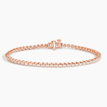 Vibrant Diamond Tennis Jewerly Bracelet 18K Rose Gold for Women 4