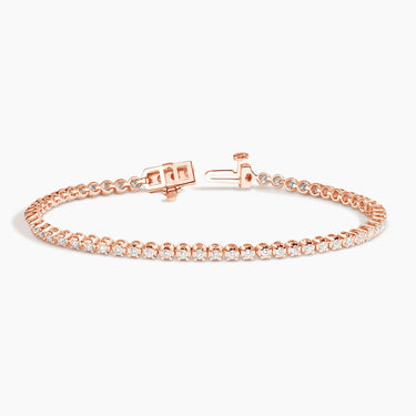 Vibrant Diamond Tennis Jewerly Bracelet 18K Rose Gold for Women 5