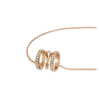 Coil Diamond Necklace - <p style="line-height: 1.3;">
Introducing our captivating Coil Diamond Necklace, featuring an innovative and gracefully spiraling design adorned with sparkling diamonds at both ends, a truly unique and eye-catching accessory for any occasion. <br><br> Total diamond weight: 0.31 ct.
</p > - Lab Grown Diamond Necklace - top