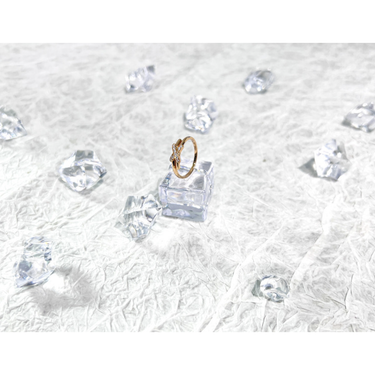 X Shaped Diamond Ring - <p style="line-height: 1.3;">
This chic, significant piece stylishly signifies the unseen thread linking us to our fated loved ones, symbolizing destiny's intersection. <br><br> Total diamond weight: 0.086 ct.
</p > - Lab Grown Diamond Fashion Ring - extra view