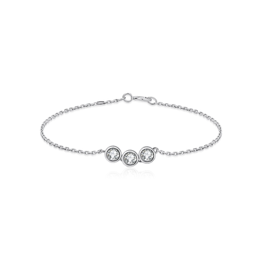 Bubbly Trio Lab Diamond Jewerly Bracelet for Women 1