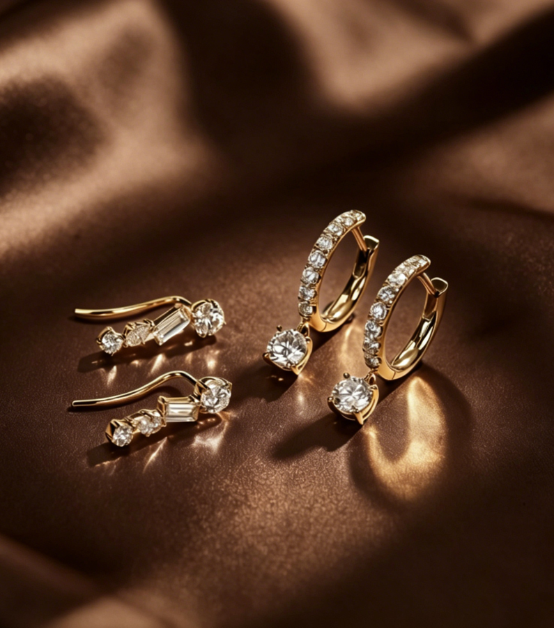 Lab Diamond Earrings