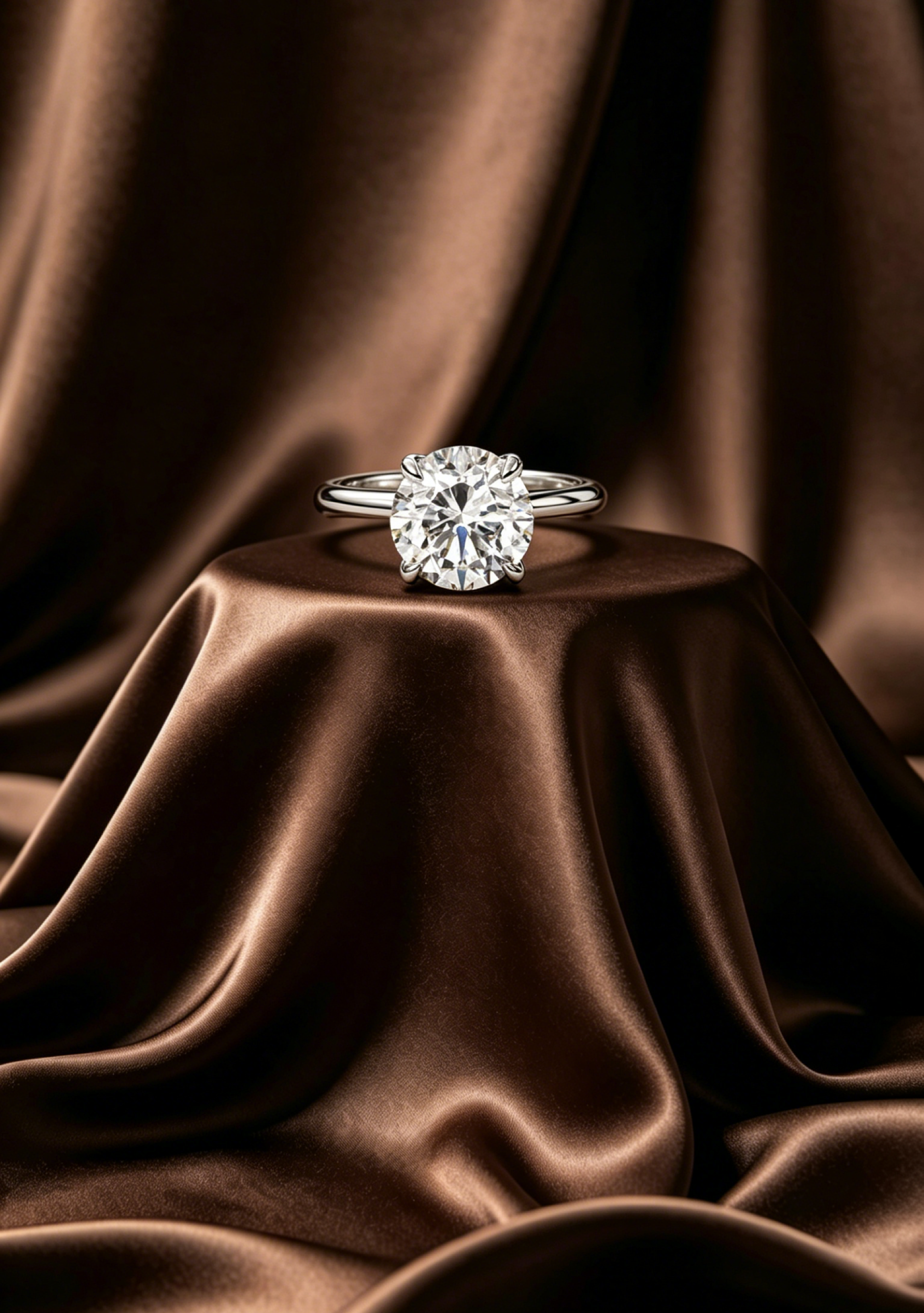 Round diamond ring