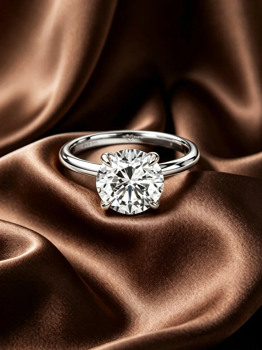 Solitaire engagement ring